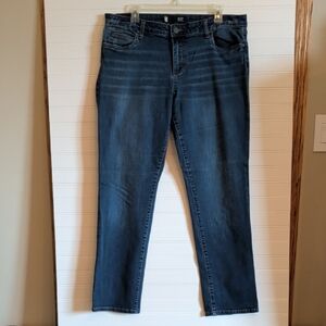 KUT from the Kloth Dark Wash Catherine Boyfriend Midrise Jeans, Sz. 14